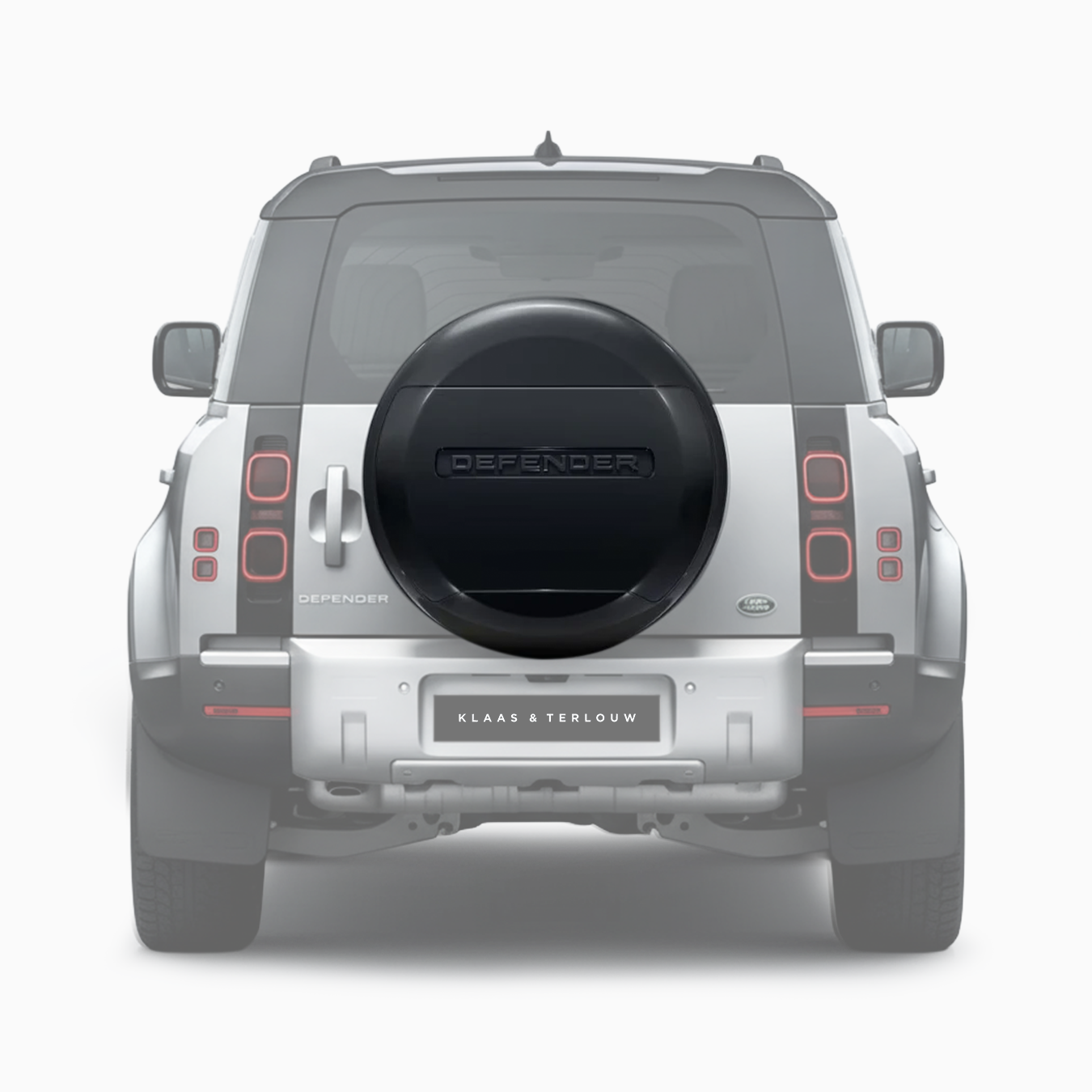 Reservewiel Cover zwart Defender